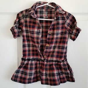 Like New/EUC Just One You By Carter's Flannel top